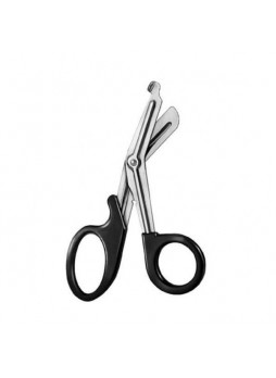 Bandage Scissors black plastic ring 